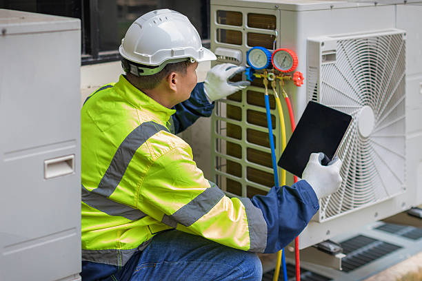 Professional Hvac Maintenance technician working in Flora, MS